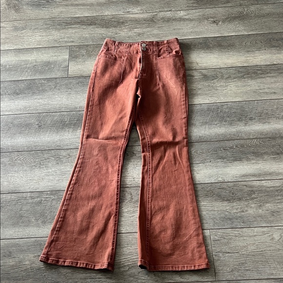 Maurices Denim - Maurices Rust Flare & High rise Jeans